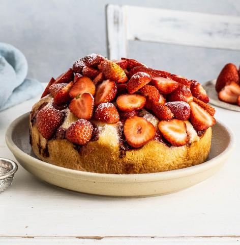 Strawberry Ricotta Cake