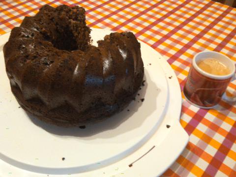 Rotweinkuchen mit Nutella