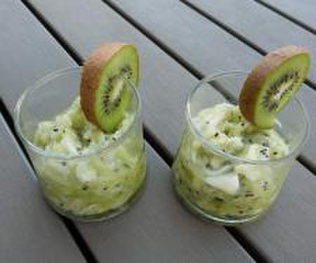Granny Smith Apple-Crab-Kiwi-Verrines