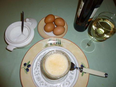 Weinschaumcreme