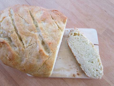 Wild garlic bread