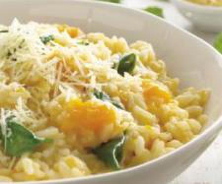 Spinach and Pumpkin Risotto