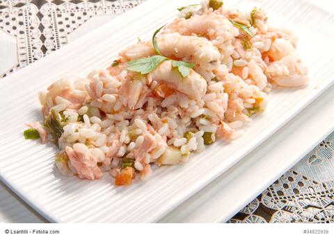 RISOTTO AUX GAMBAS ET PALOURDES