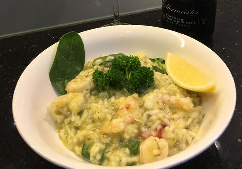 Garlic Prawn Risotto