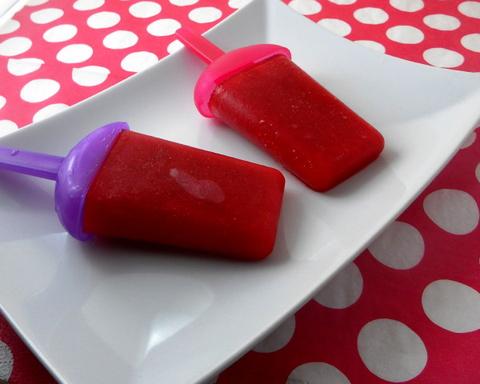 Raspberry Popsicles
