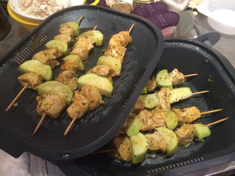 Шашлык из куриного или индюшиного филе