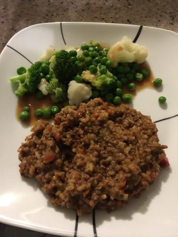 Savoury Mince & Rice