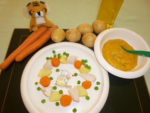 Frozen Peas with Veal ( from 8 month)