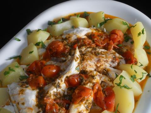 Sea Bass in Crazy Water