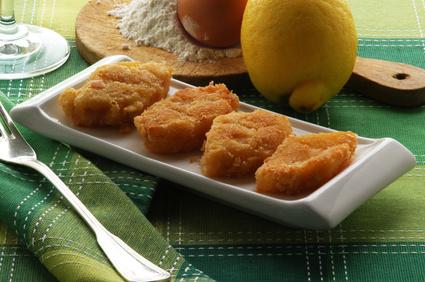 Leche frita with cinnamon