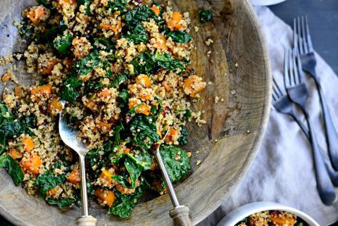 Warm Chicken Quinoa Salad