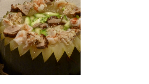 wintermelon with pork rib soup