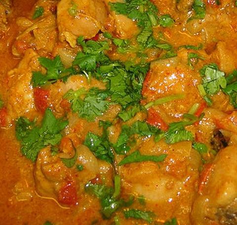 Indian Mango Chicken Curry