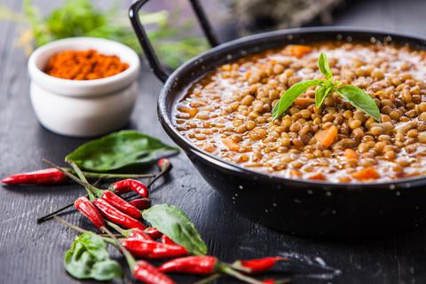 Lentil stew with CURRY