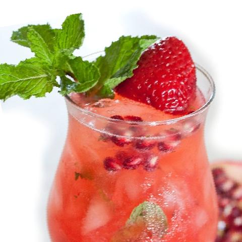 Strawberry Mojito and Pomegranate