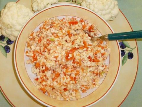 Cauliflower and Red Pepper salad