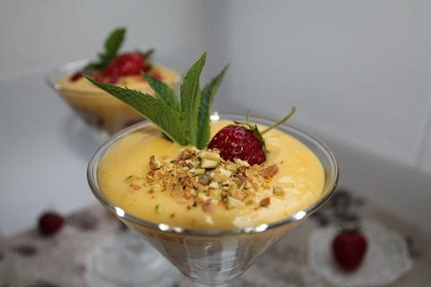 Strawberry Pistachio Zabaglione