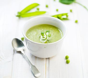 Purée de petits pois express