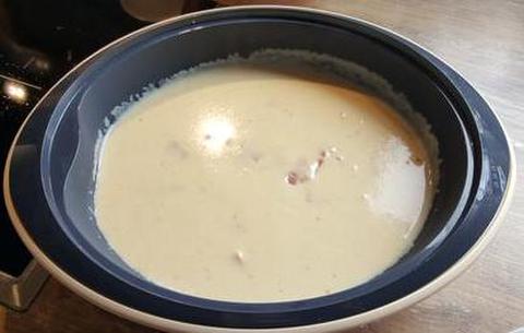 Cheese ham sauce