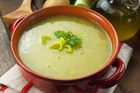 Soupe aux légumes au fromage frais
