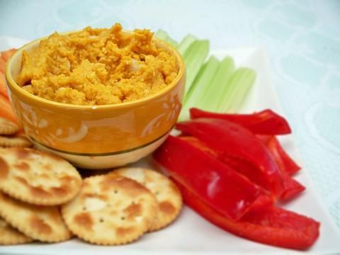 Roasted Pumpkin and Cashew Dip