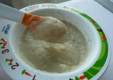 Fruit and cereal puree