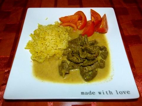 Scharfes Rindfleisch-Curry