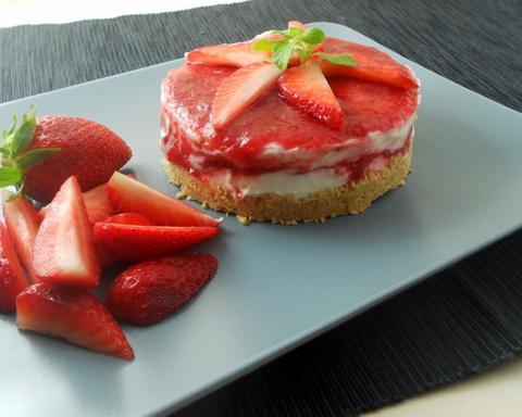 Cheese cake de morango