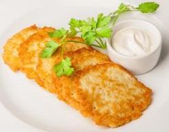 Деруны из картофеля