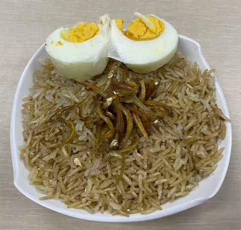 Nasi Lemak with Brown Rice