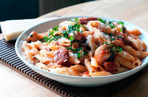 Chicken Chorizo Pasta