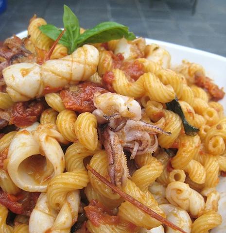 Squid pasta