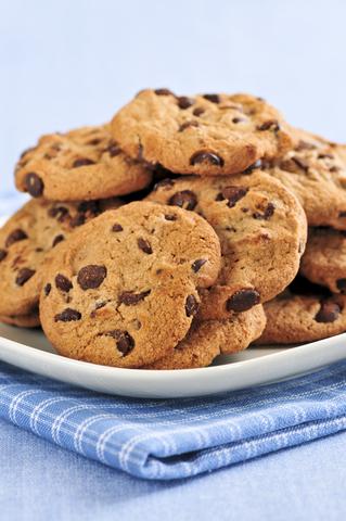Cookies with condensed milk, cranberries and chocolate chips