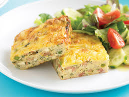 Bacon & Zucchini Slice