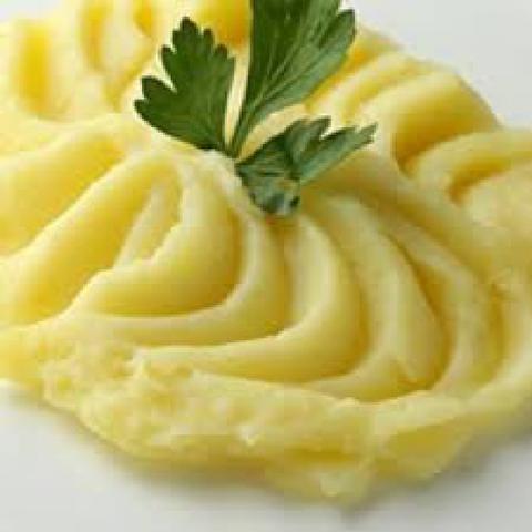 Delicate mashed potatoes