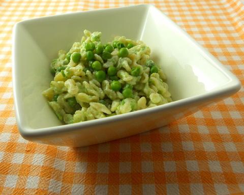 Ricotta and Pea Condiment for Butterfly Pasta (Babies 1-3 years)