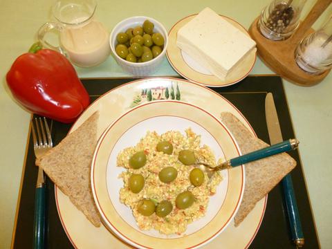 Schafskäse-Oliven-Aufstrich