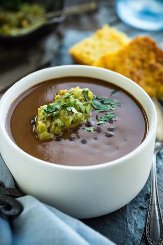creamy BLACK BEANS