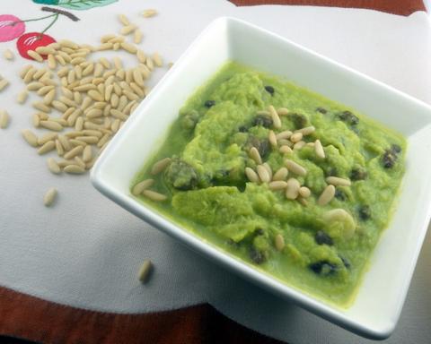 Pan di Zucchero Chicory and Taggiasche Olive Condiment