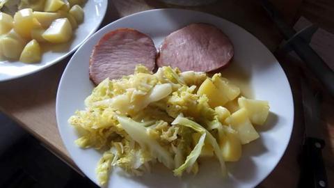 Kasseler mit Wirsing