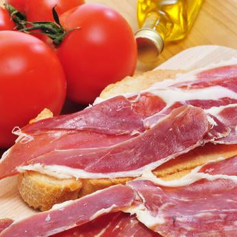 PAN CON TOMATE Y JAMÓN