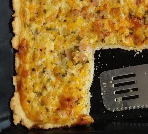 Kürbisquiche