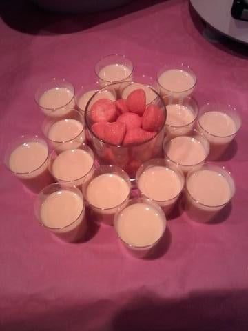 Crème aux fraises Tagada de Françoise