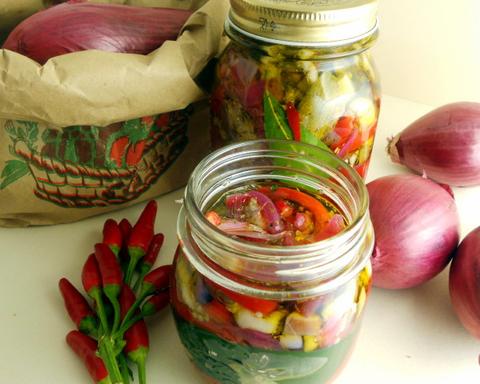 Spicy Vegetables in Oil