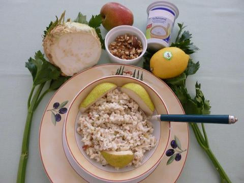 Sellerie-Birnen-Salat