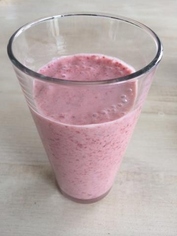 Strawberry-Banan-Milkshake