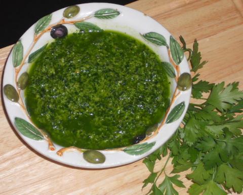 Green Sauce with Parsley