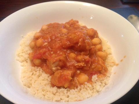 Chicken and Chickpeas with Couscous