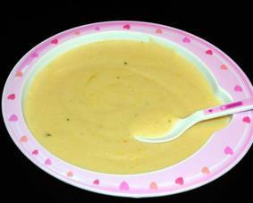 Obstbrei mit Haferflocken