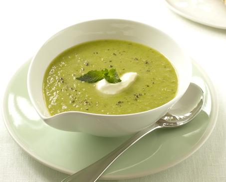Courgette, broccoli and cauliflower cream